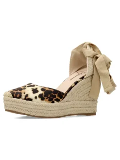 Best VANESSA CALZADOS VANESSA Valenciana cintas estampado leopardo