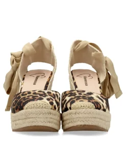 Best VANESSA CALZADOS VANESSA Valenciana cintas estampado leopardo