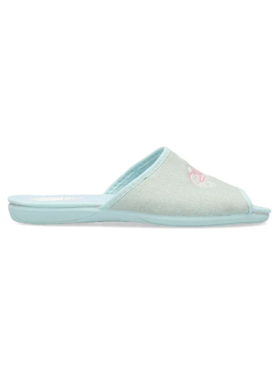 Outlet VANESSA CALZADOS VANESSA Zapatilla de casa plana pinki verde