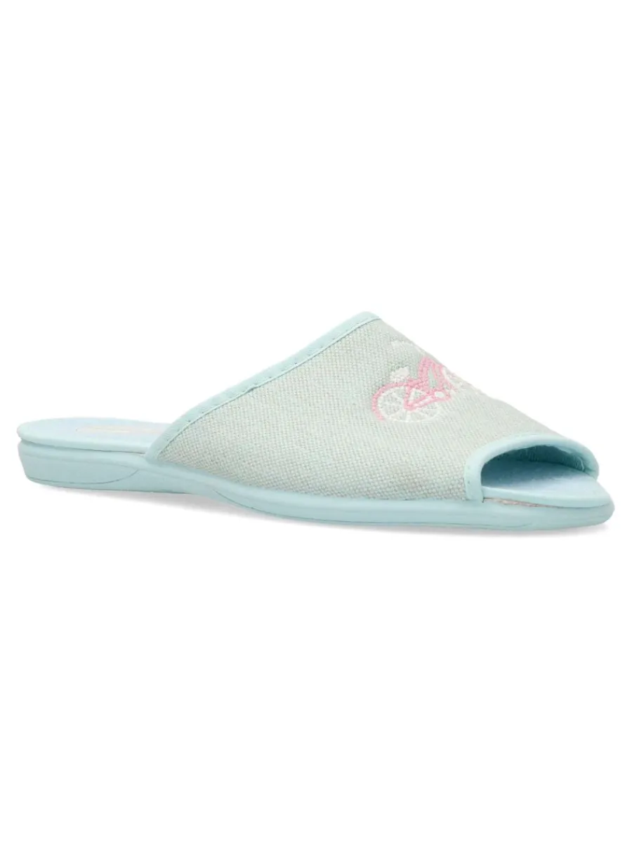 Outlet VANESSA CALZADOS VANESSA Zapatilla de casa plana pinki verde