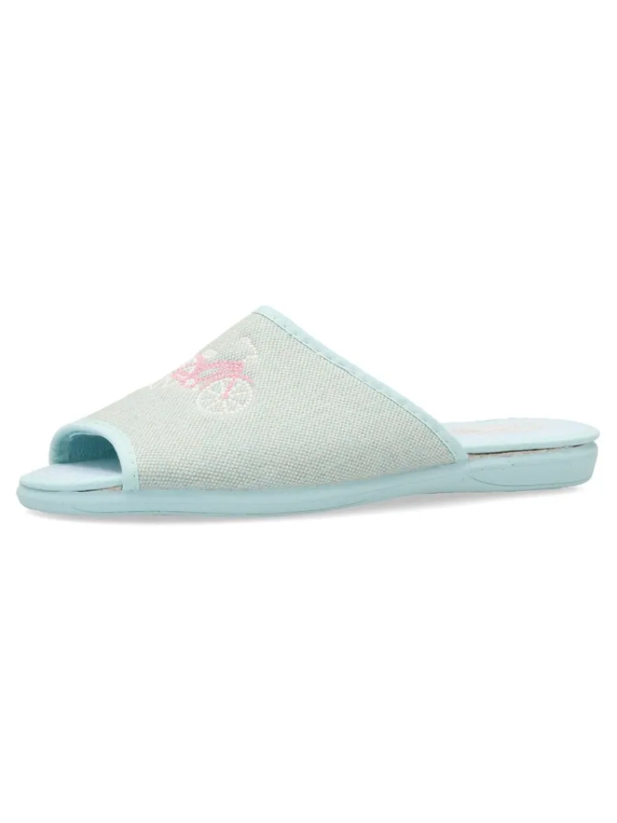 Outlet VANESSA CALZADOS VANESSA Zapatilla de casa plana pinki verde