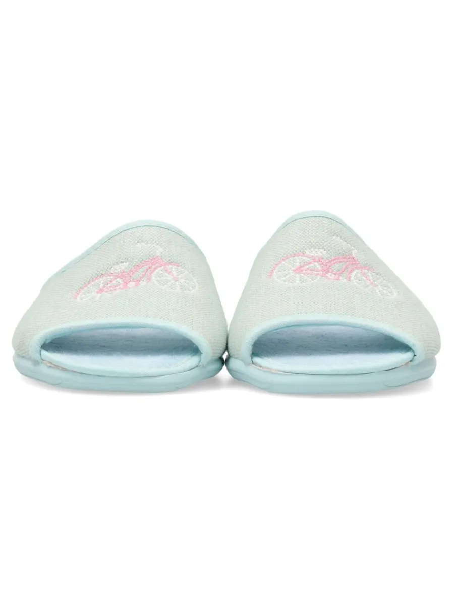 Outlet VANESSA CALZADOS VANESSA Zapatilla de casa plana pinki verde