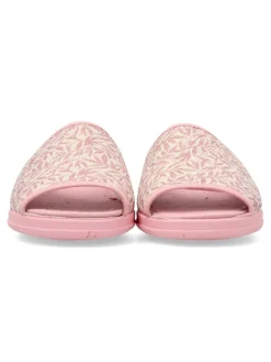 Best VANESSA CALZADOS VANESSA Zapatilla de casa pinki estampado hojas