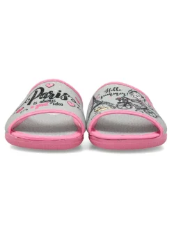 Clearance VANESSA CALZADOS VANESSA Zapatilla de casa estampada mujer