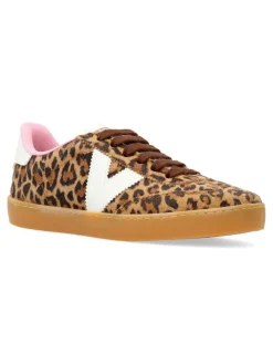 Outlet VICTORIA Sneakers deportiva casual print leopardo