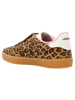 Outlet VICTORIA Sneakers deportiva casual print leopardo