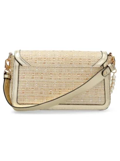 Fashion VICTORIO & LUCC Bolso bandolera rafia solapa Ona