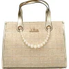 New VICTORIO & LUCC Bolso shopper rafia dos asas Ona
