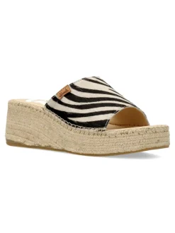 New VIDORRETA Alpargata zueco estampado cebra