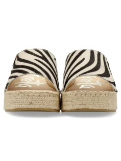 New VIDORRETA Alpargata zueco estampado cebra