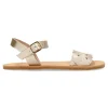 Discount VIVANT Sandalia barefoot piel metalizada