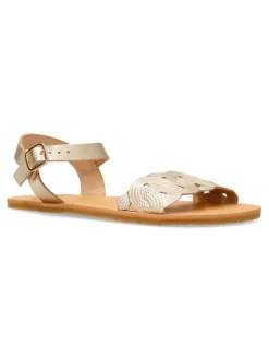 Discount VIVANT Sandalia barefoot piel metalizada