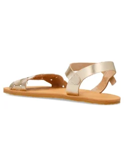 Discount VIVANT Sandalia barefoot piel metalizada