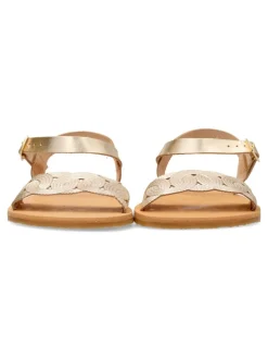 Discount VIVANT Sandalia barefoot piel metalizada