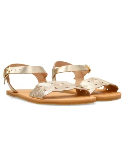 Discount VIVANT Sandalia barefoot piel metalizada