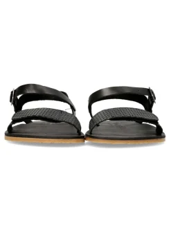 Hot VIVANT Sandalia respetuosa negra confort