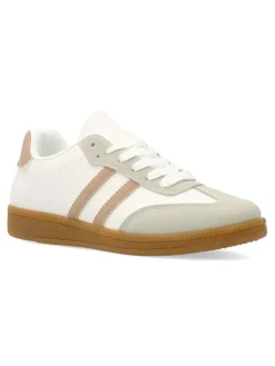 Hot VVNN Bambas deportivas casual blanco y beige