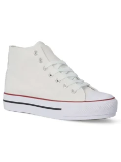 Discount VVNN Bota sneakers casual mujer BOL ABX0262 BLANCO