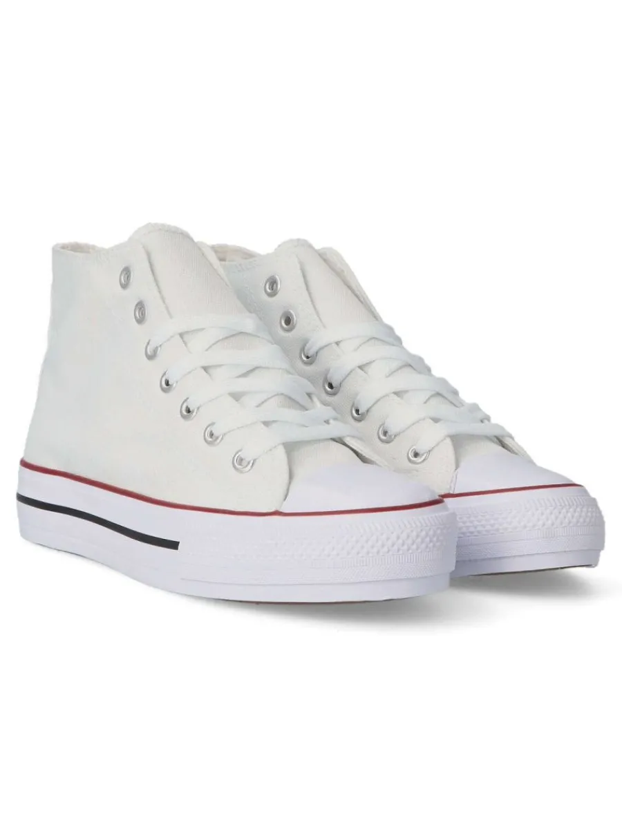 Discount VVNN Bota sneakers casual mujer BOL ABX0262 BLANCO