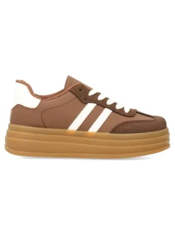 Fashion VVNN Deportiva tenis casual suela caramelo