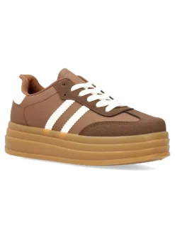 Fashion VVNN Deportiva tenis casual suela caramelo