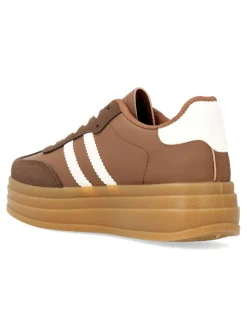 Fashion VVNN Deportiva tenis casual suela caramelo