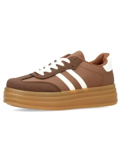 Fashion VVNN Deportiva tenis casual suela caramelo