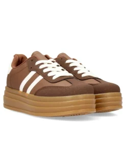 Fashion VVNN Deportiva tenis casual suela caramelo