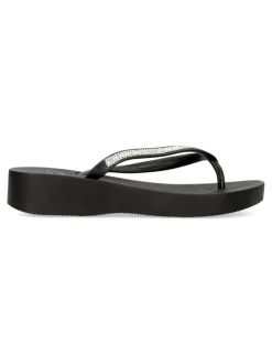 Clearance VVNN Sandalia chancla dedo negra