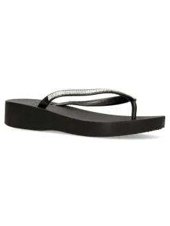 Clearance VVNN Sandalia chancla dedo negra
