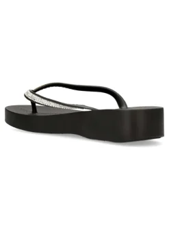 Clearance VVNN Sandalia chancla dedo negra