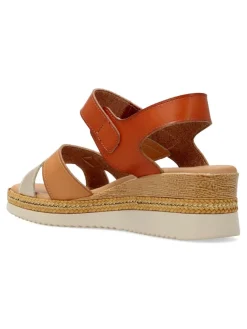 Clearance VVNN Sandalia confort cuña baja mujer