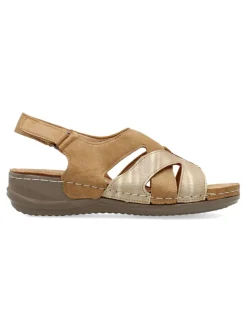 Discount VVNN Sandalia confort tiras cruzadas mujer