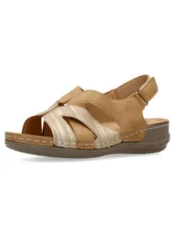 Discount VVNN Sandalia confort tiras cruzadas mujer