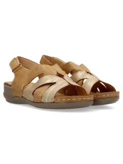 Discount VVNN Sandalia confort tiras cruzadas mujer