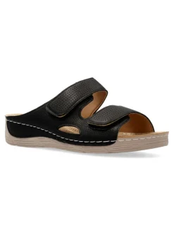 Best VVNN Sandalia negra confort mujer