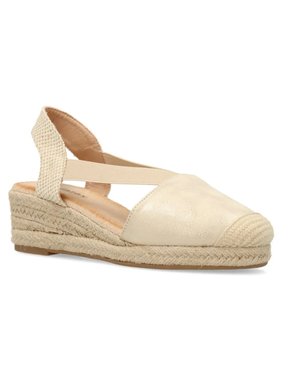 New VVNN Sandalia valenciana elásticos mujer