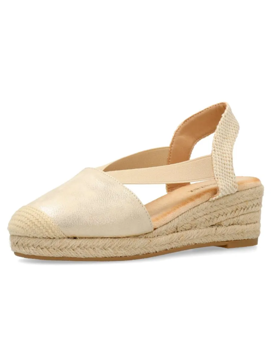 New VVNN Sandalia valenciana elásticos mujer
