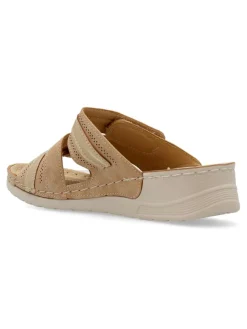 New VVNN Sandalia zueco confort cuña baja