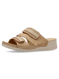 New VVNN Sandalia zueco confort cuña baja