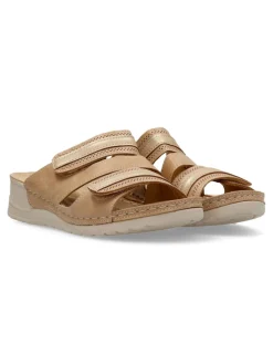 New VVNN Sandalia zueco confort cuña baja