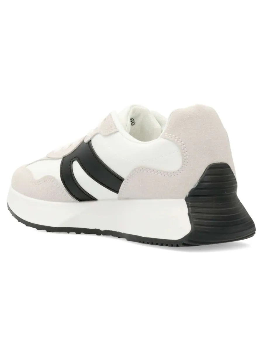 Hot VVNN Sneakers deportiva casual blanca y negra