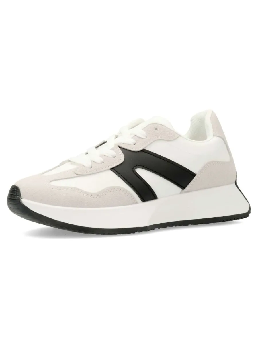 Hot VVNN Sneakers deportiva casual blanca y negra