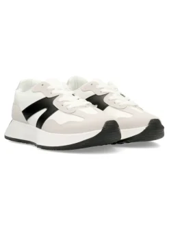 Hot VVNN Sneakers deportiva casual blanca y negra