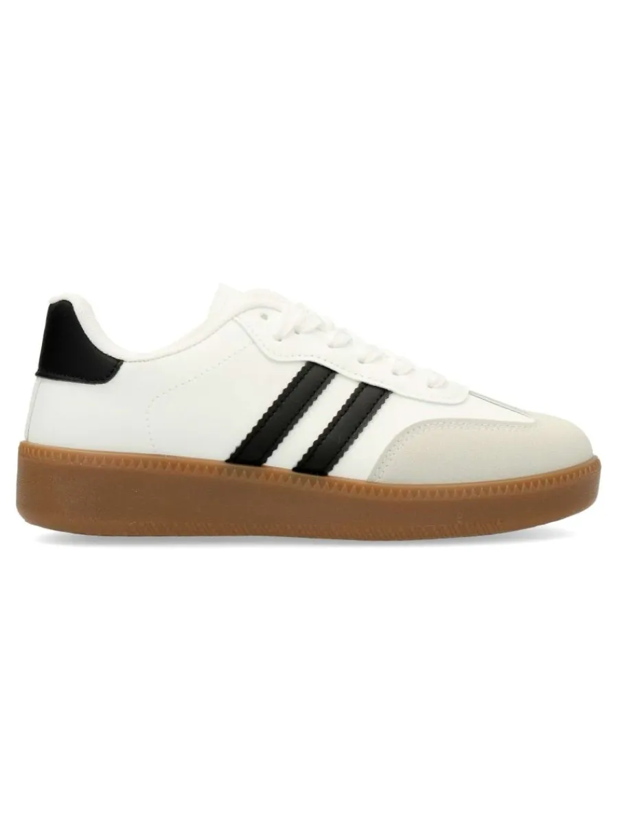 Outlet VVNN Tenis deportivo casual sport blanco y negro