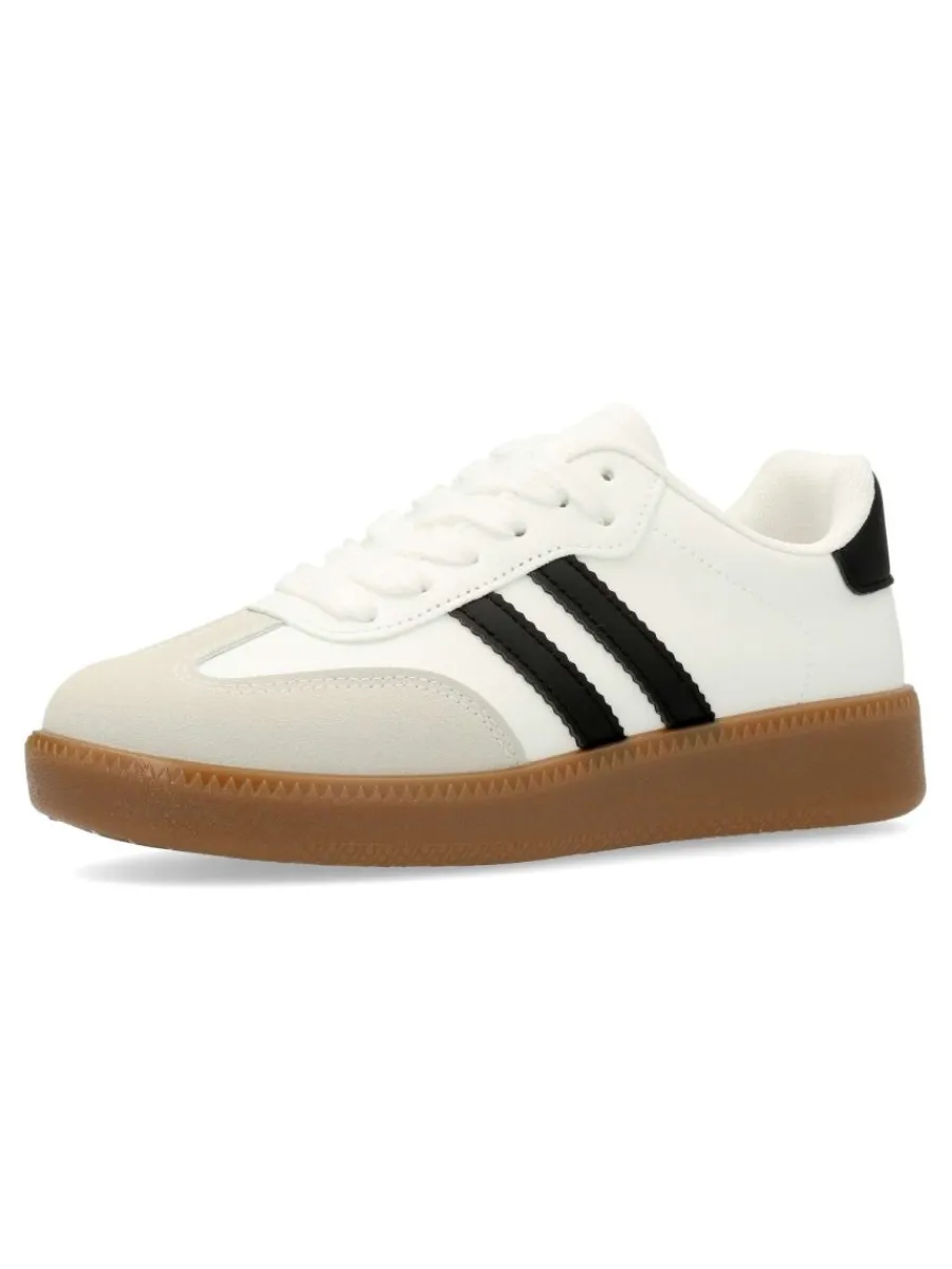 Outlet VVNN Tenis deportivo casual sport blanco y negro