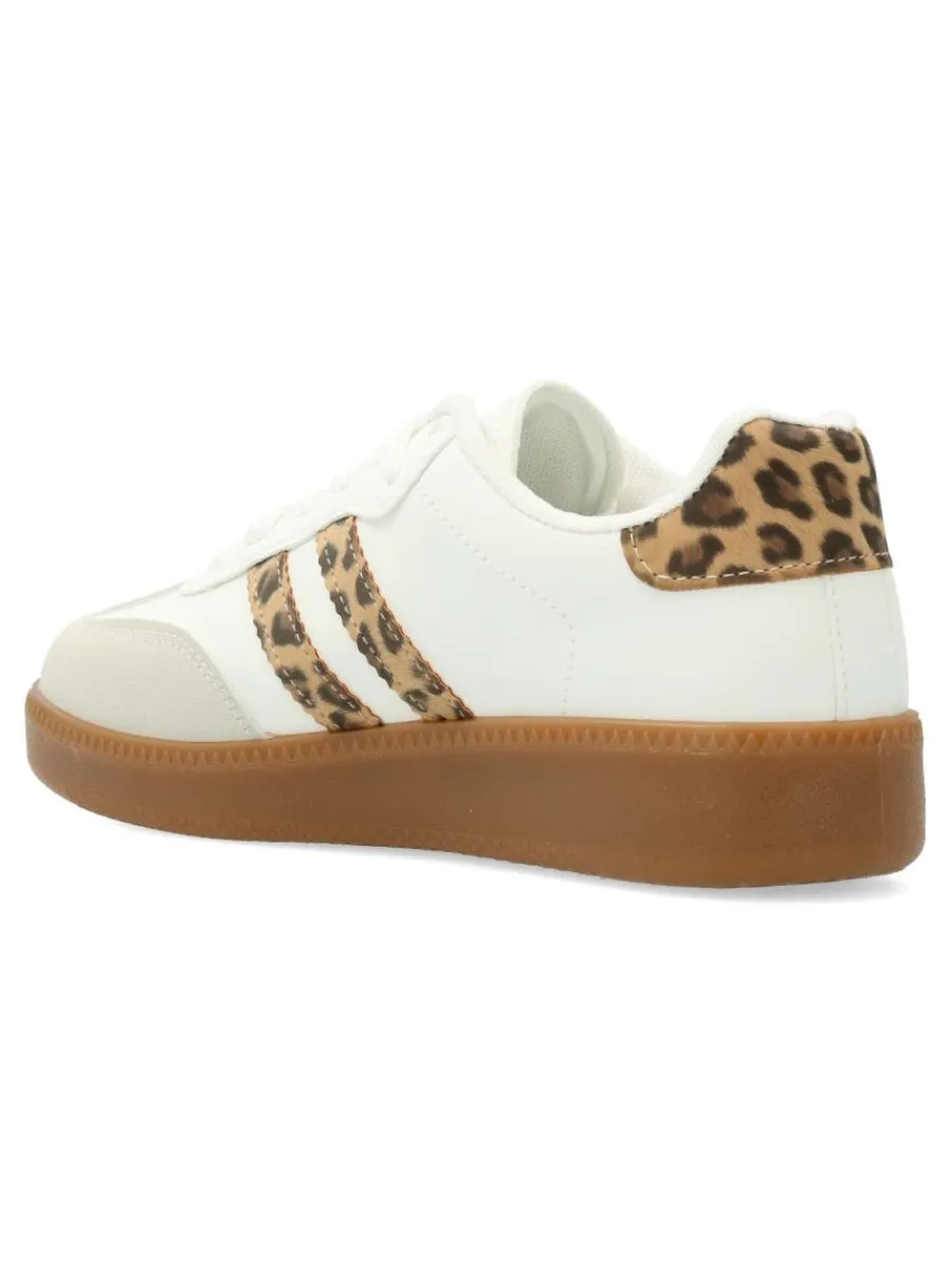 Outlet VVNN Zapatilla deportiva casual print leopardo