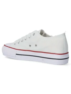 Online VVNN Zapatilla lona casual mujer BOL BYH72 BLANCO
