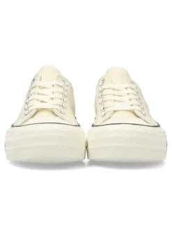 Fashion VVNN Zapatilla lona casual basket plataforma