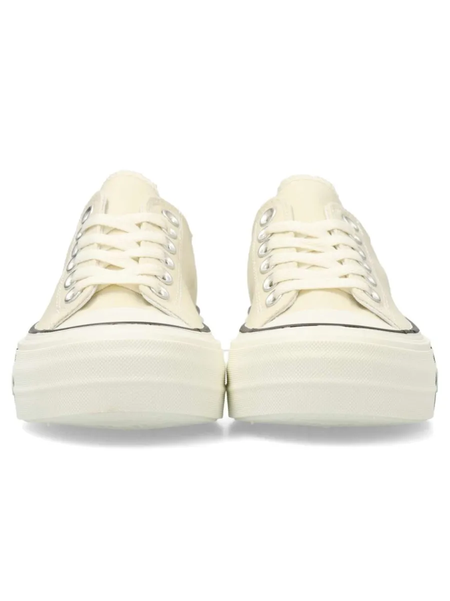 Fashion VVNN Zapatilla lona casual basket plataforma
